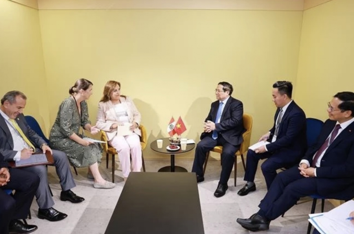 Vietnamese Prime Minister meets with Peruvian President in Nice